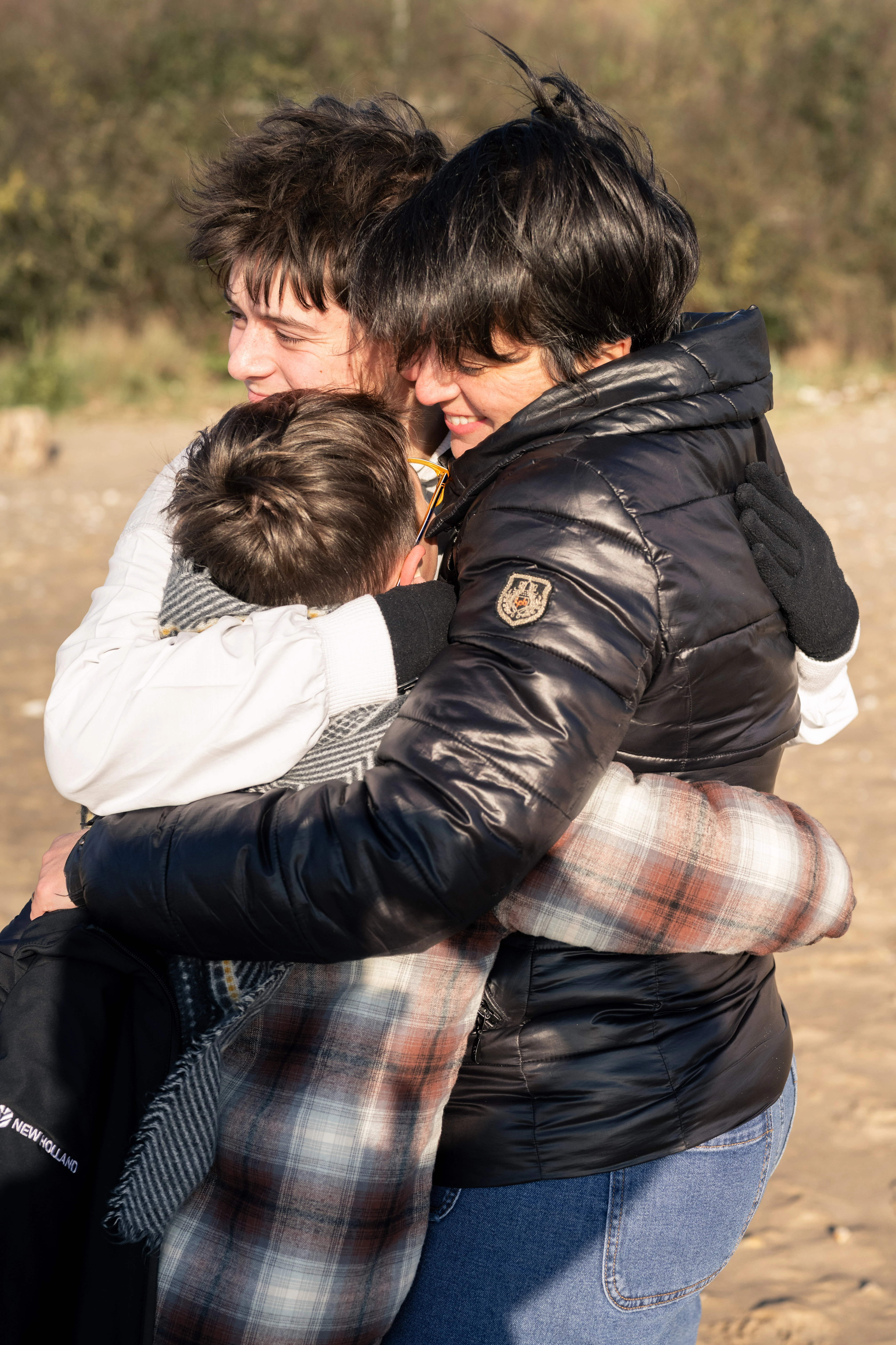 séance photo famille bord de mer